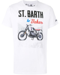 T-shirt imprimé blanc MC2 Saint Barth