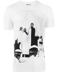 T-shirt imprimé blanc McQ by Alexander McQueen