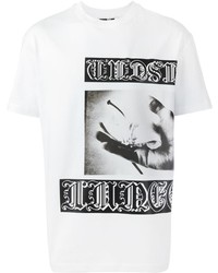 T-shirt imprimé blanc McQ by Alexander McQueen