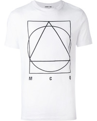 T-shirt imprimé blanc McQ