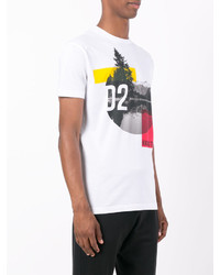 T-shirt imprimé blanc DSQUARED2