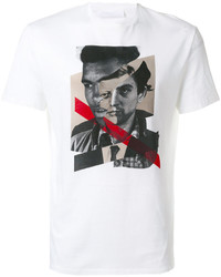 T-shirt imprimé blanc Neil Barrett