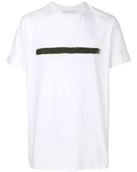 T-shirt imprimé blanc Neil Barrett