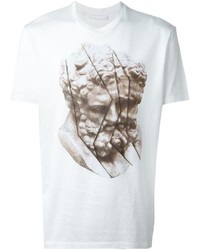 T-shirt imprimé blanc Neil Barrett