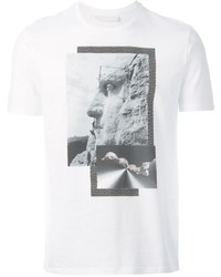 T-shirt imprimé blanc Neil Barrett