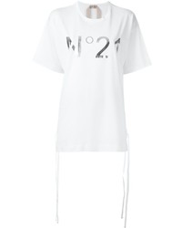 T-shirt imprimé blanc No.21