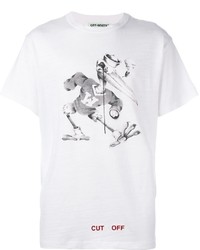 T-shirt imprimé blanc Off-White
