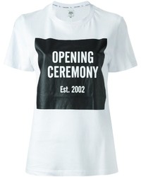 T-shirt imprimé blanc Opening Ceremony