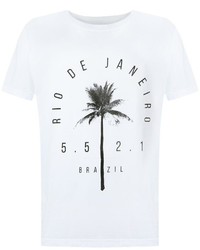 T-shirt imprimé blanc OSKLEN