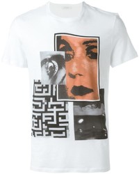 T-shirt imprimé blanc Paolo Pecora