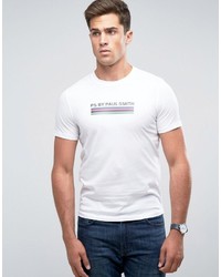 T-shirt imprimé blanc Paul Smith