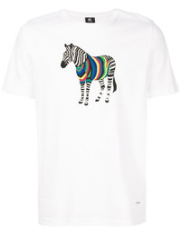 T-shirt imprimé blanc Paul Smith