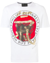 T-shirt imprimé blanc Philipp Plein