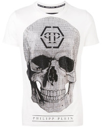 T-shirt imprimé blanc Philipp Plein