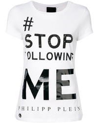 T-shirt imprimé blanc Philipp Plein