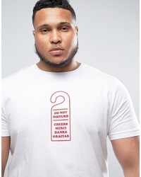 T-shirt imprimé blanc Asos