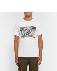 T-shirt imprimé blanc A.P.C.