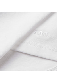 T-shirt imprimé blanc A.P.C.