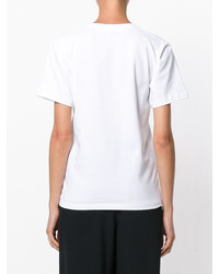 T-shirt imprimé blanc Victoria Beckham