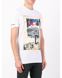 T-shirt imprimé blanc DSQUARED2