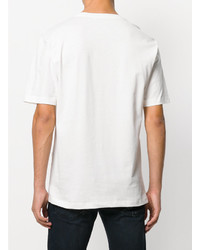 T-shirt imprimé blanc Pierre Balmain