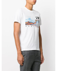 T-shirt imprimé blanc Kenzo