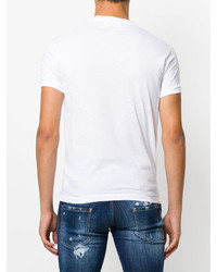 T-shirt imprimé blanc DSQUARED2