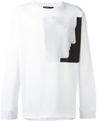 T-shirt imprimé blanc Raf Simons