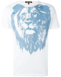 T-shirt imprimé blanc Roberto Cavalli