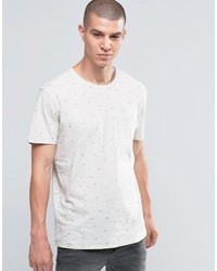 T-shirt imprimé blanc Selected