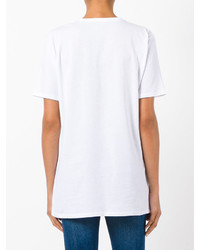 T-shirt imprimé blanc Alexander McQueen