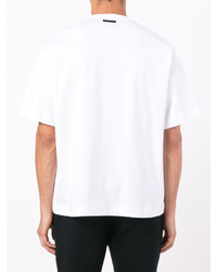 T-shirt imprimé blanc Diesel Black Gold