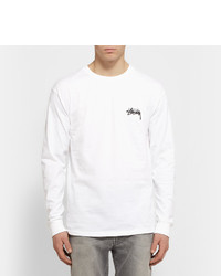 T-shirt imprimé blanc Stussy