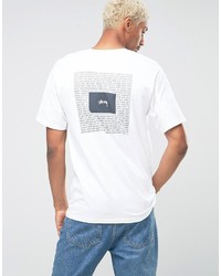 T-shirt imprimé blanc Stussy