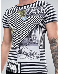 T-shirt imprimé blanc Diesel