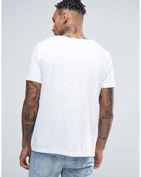 T-shirt imprimé blanc Diesel