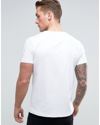 T-shirt imprimé blanc Asos