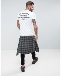 T-shirt imprimé blanc Asos