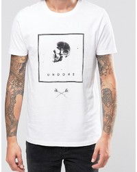 T-shirt imprimé blanc Asos