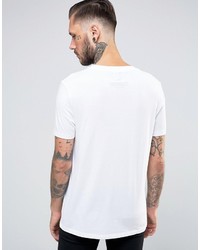 T-shirt imprimé blanc Asos