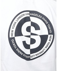 T-shirt imprimé blanc Stussy