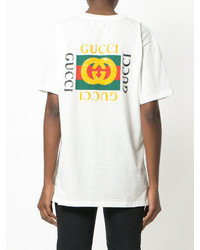 T-shirt imprimé blanc Gucci