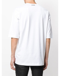 T-shirt imprimé blanc Diesel