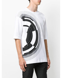 T-shirt imprimé blanc Diesel