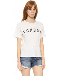 T-shirt imprimé blanc Amo