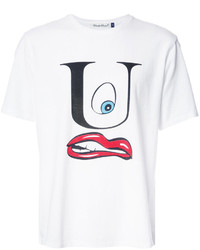 T-shirt imprimé blanc Undercover