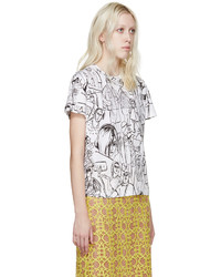 T-shirt imprimé blanc Emilio Pucci