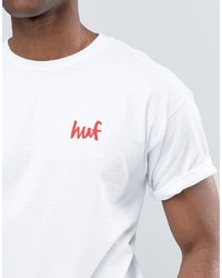 T-shirt imprimé blanc HUF