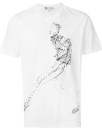 T-shirt imprimé blanc Y-3