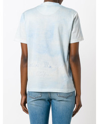 T-shirt imprimé bleu clair Christopher Kane